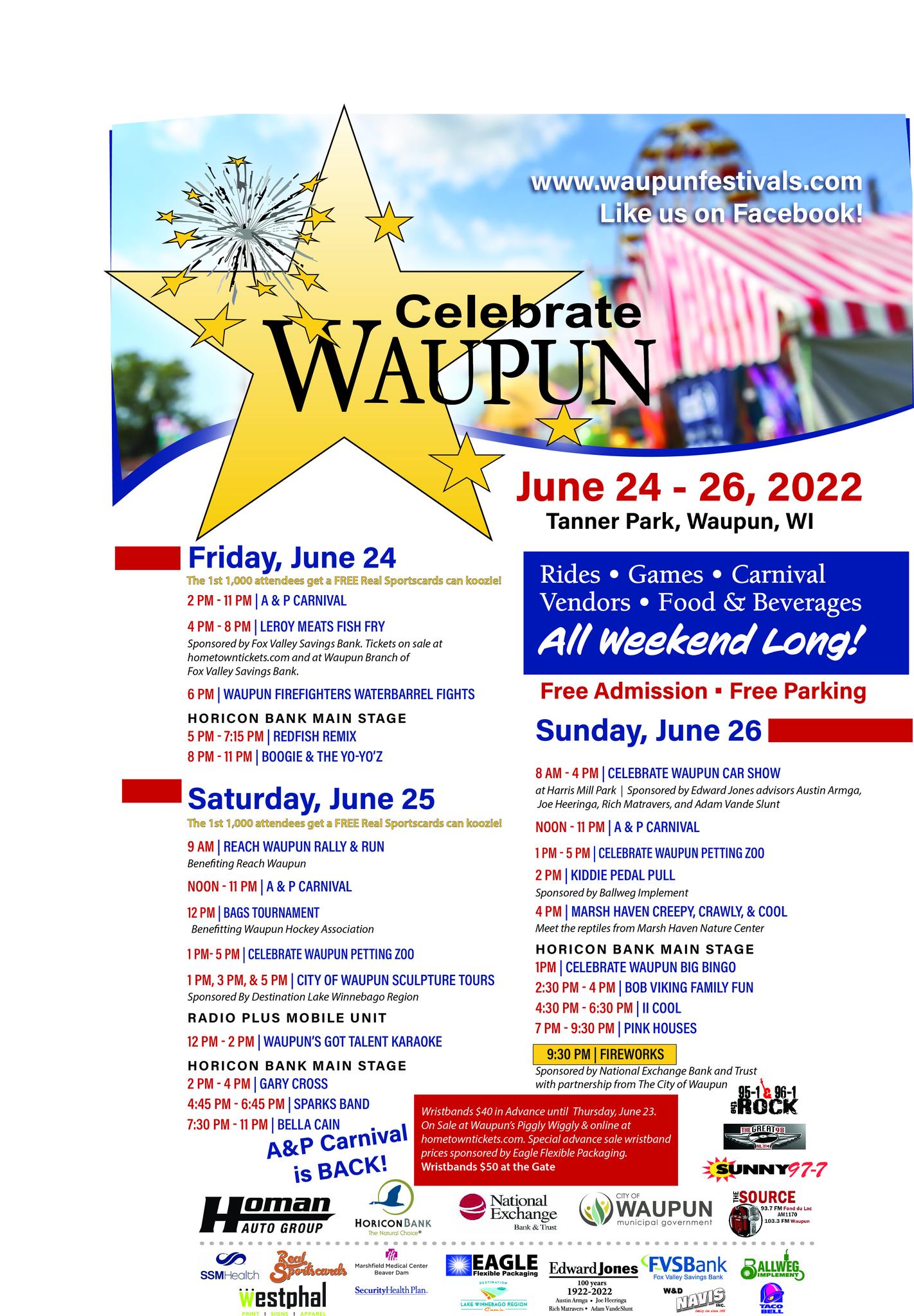 Celebrate Waupun Starts Tomorrow, Here’s What You Need to Know Waupun