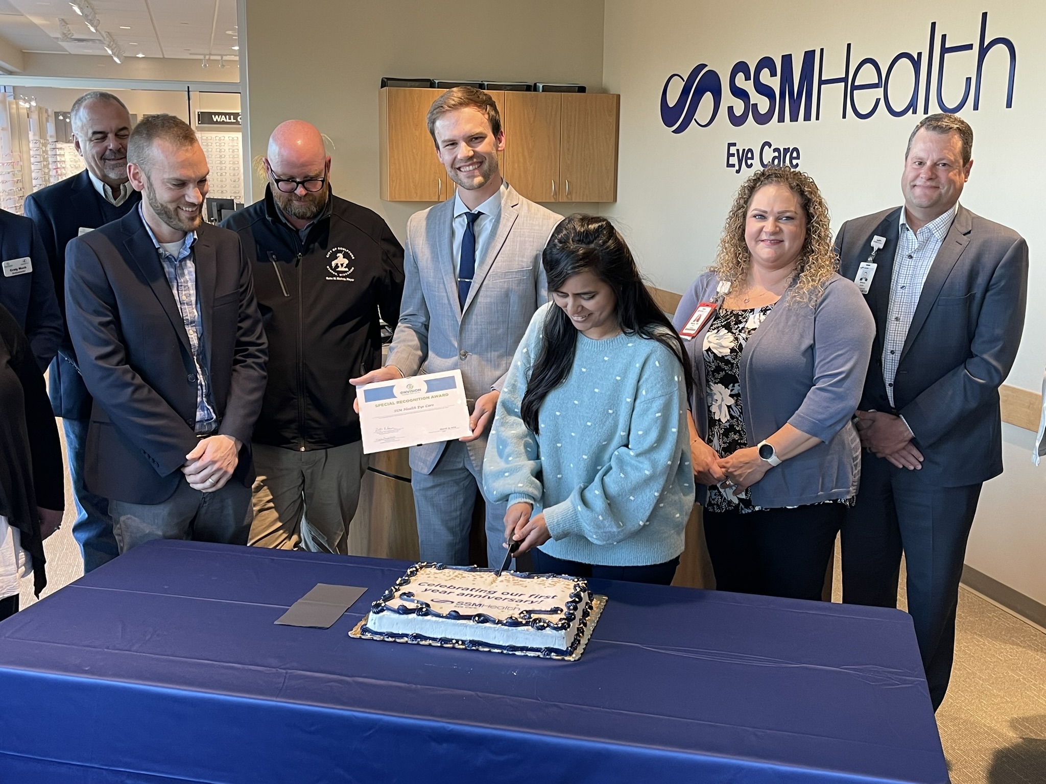 Press Release — SSM Health Eye Care services in Waupun celebrates one